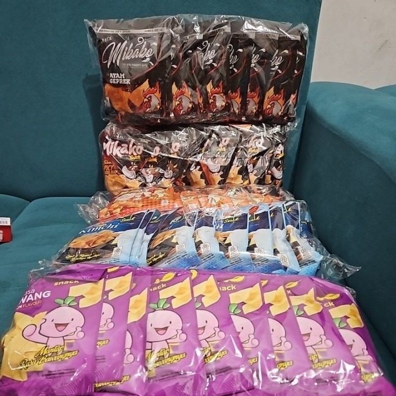 

Mikako Snack Viral isi 10 Pcs Semua Rasa# live Extra