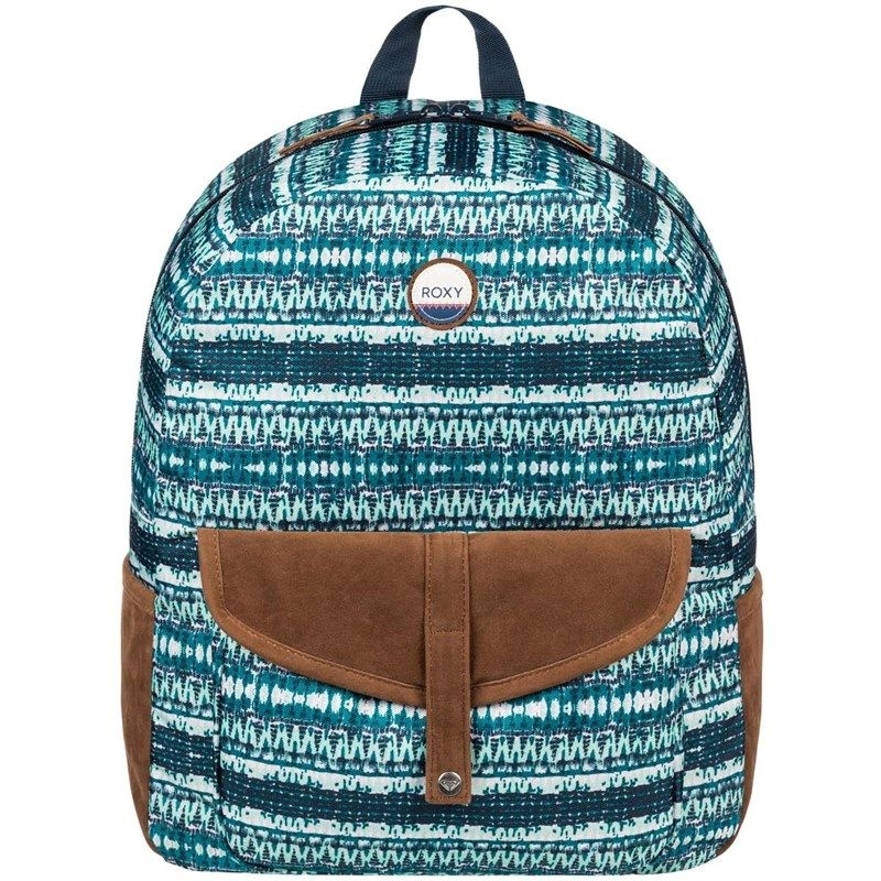 TAS SEKOLAH KERJA - ROXY BACKPACK Women Carribean Hijau [PRELOVED]