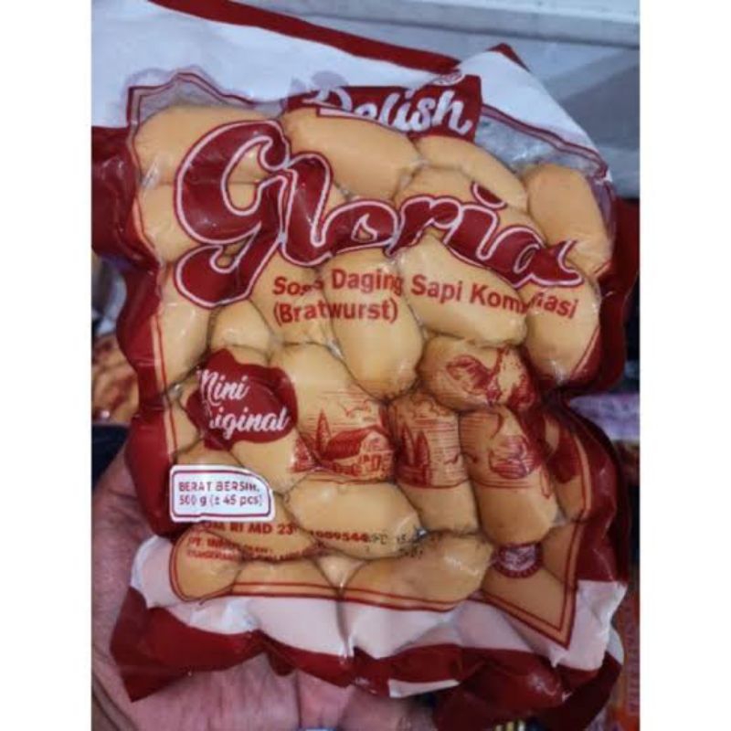 

Gloria Sosis Sapi Cocktail 500g