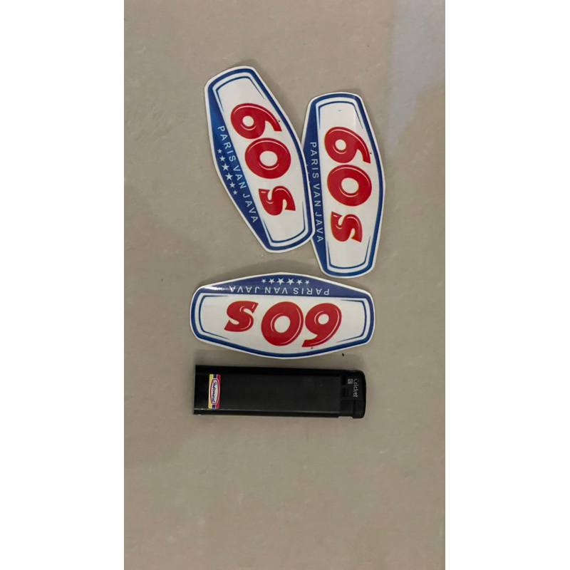 Sticker 60s Paris Van Java