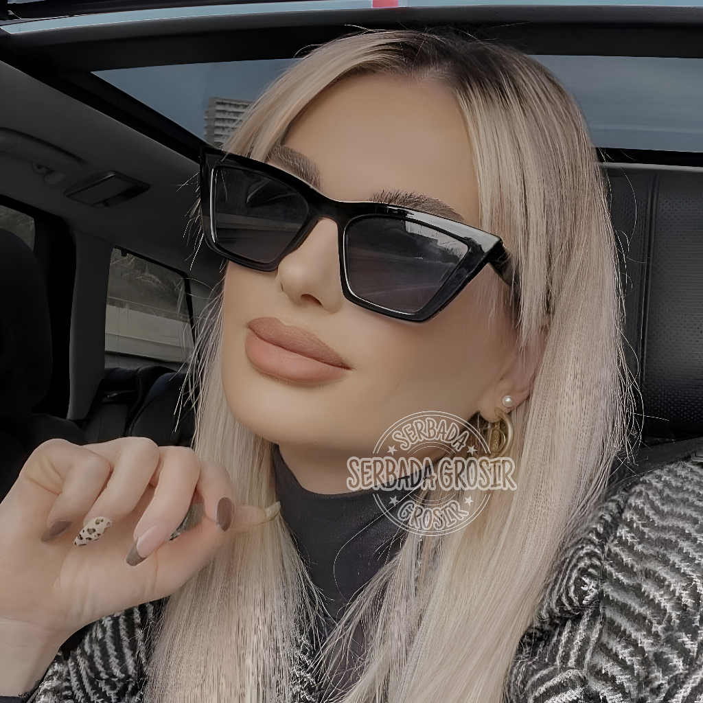 Kacamata Wanita Fashion Korea GM TALIN Cat Eye Sunglasses SBG-0027 + Hard Case & Box Esklusive