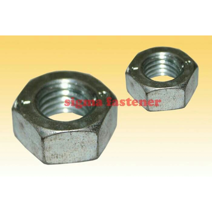 Mur putih drat kiri M8