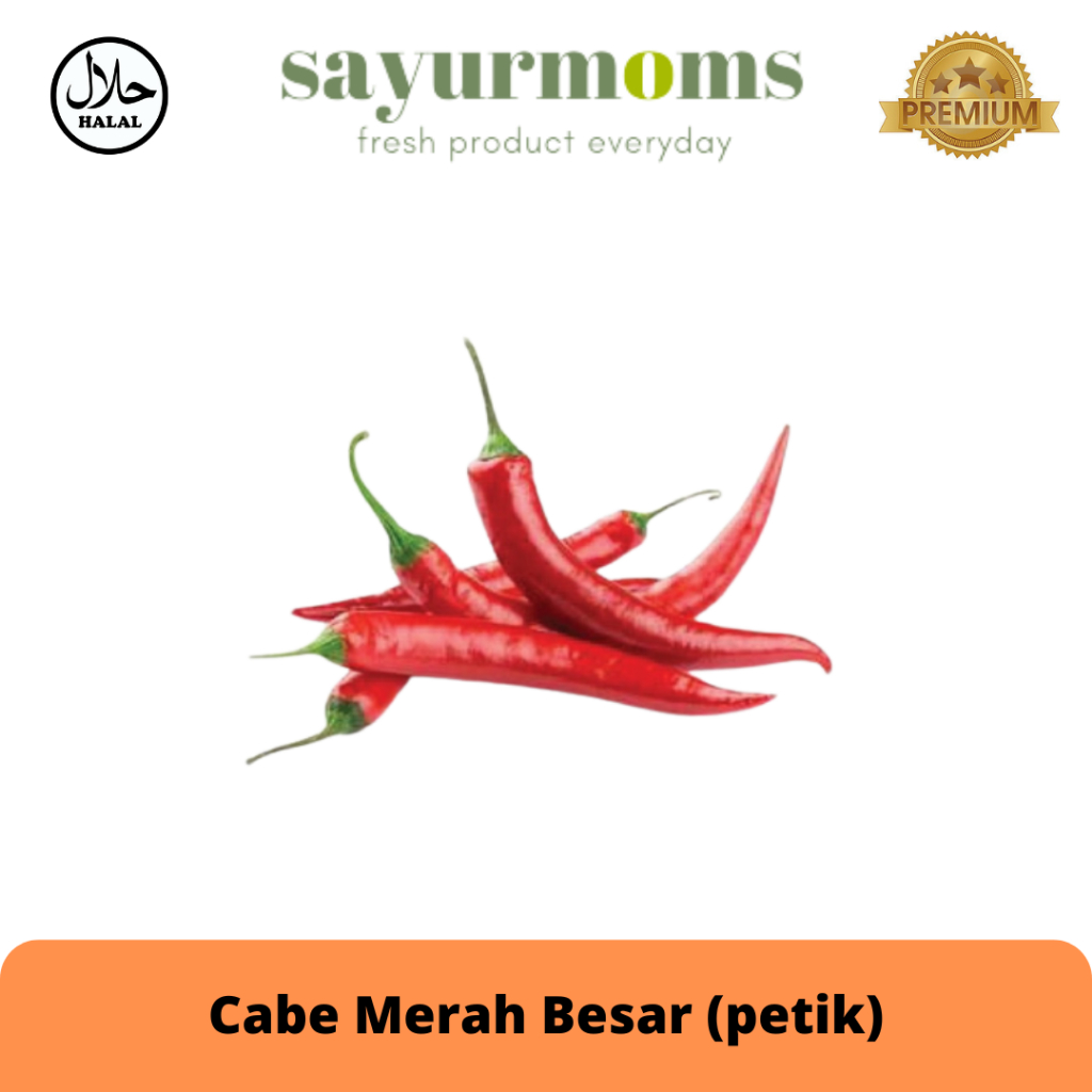 

Cabe Merah Besar 100 gram - 1 Kg Surabaya