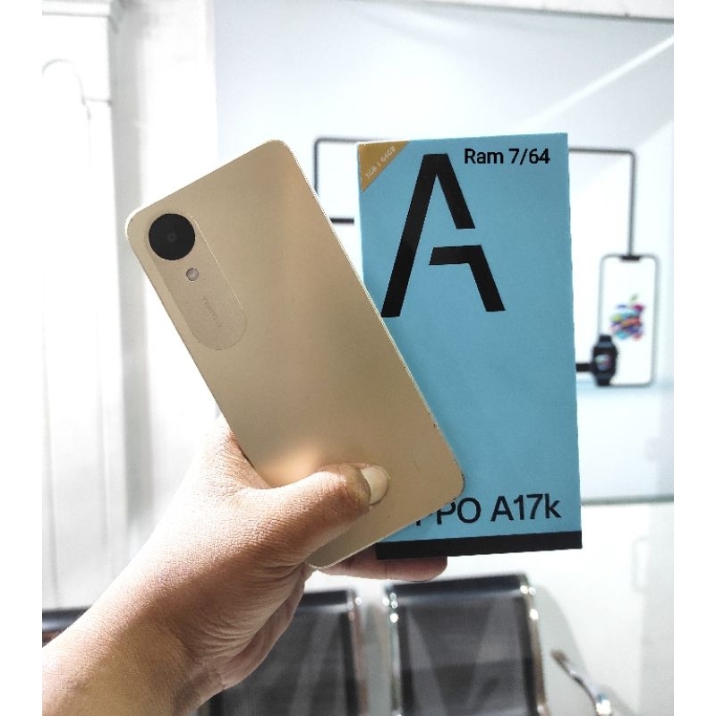 Second Oppo A17K Ram 3+4gb 64gb Original
