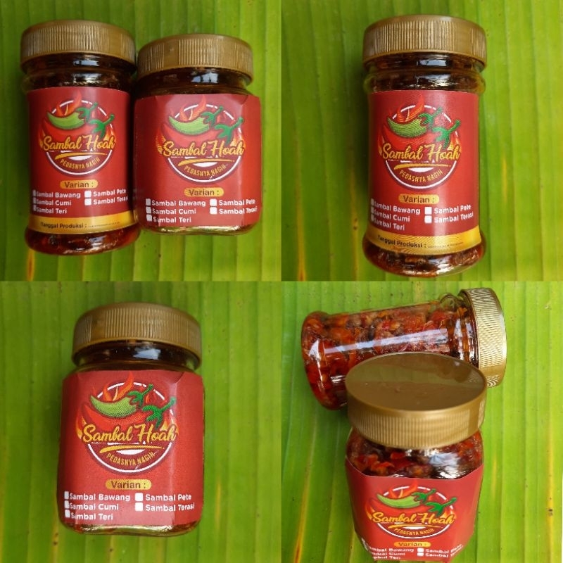

Sambal Bawang Hoah Kemasan 150gram / Sambal Bawang Tanpa Pengawet / 100% Halal