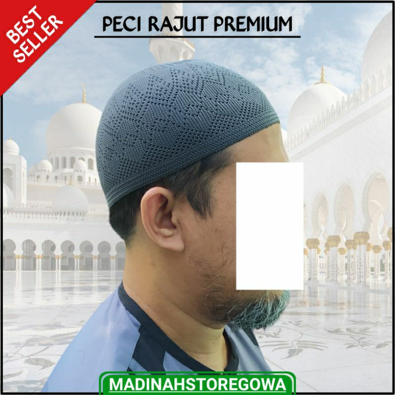 PECI MERCAN TURKI PECI KOPYAH RAJUT MERCAN