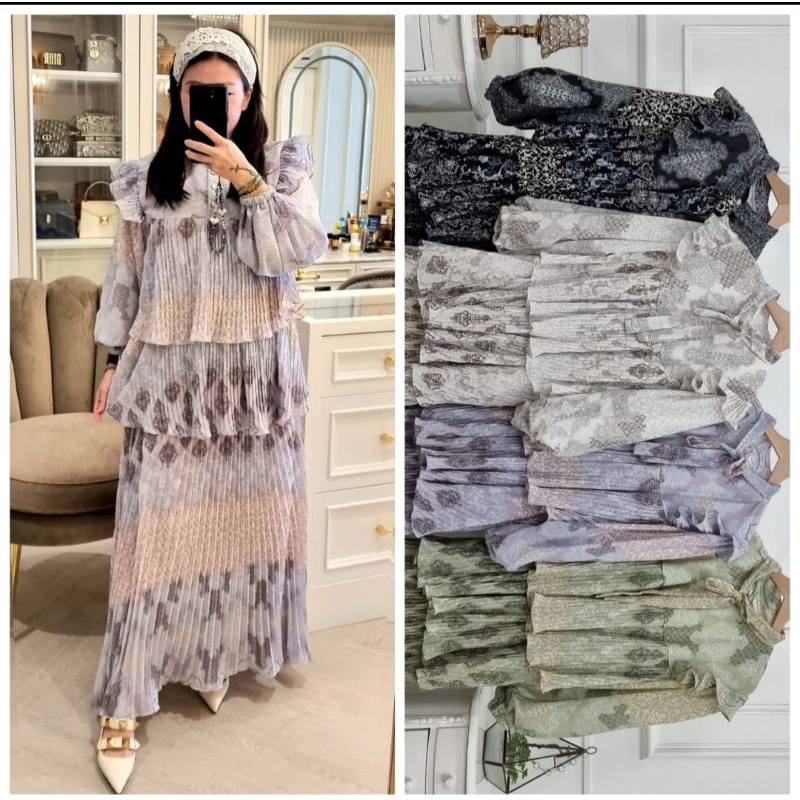 GAMIS CERUTY PLISKET UMPAK 2 LAYER TERLARIS
