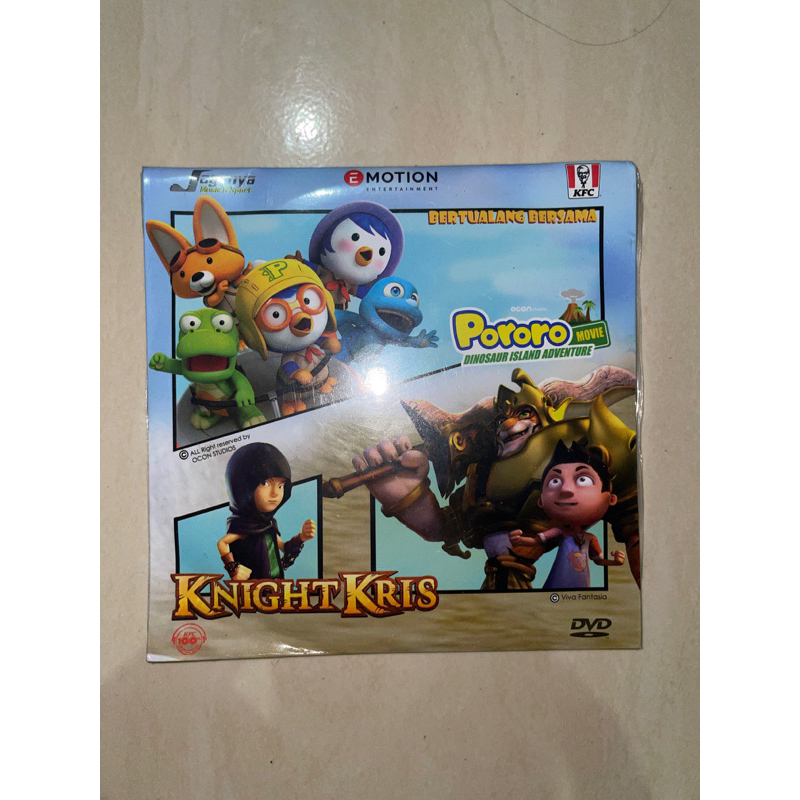 CD ORIGINAL PETUALANGAN PORORO DAN KNIGHT KRIS