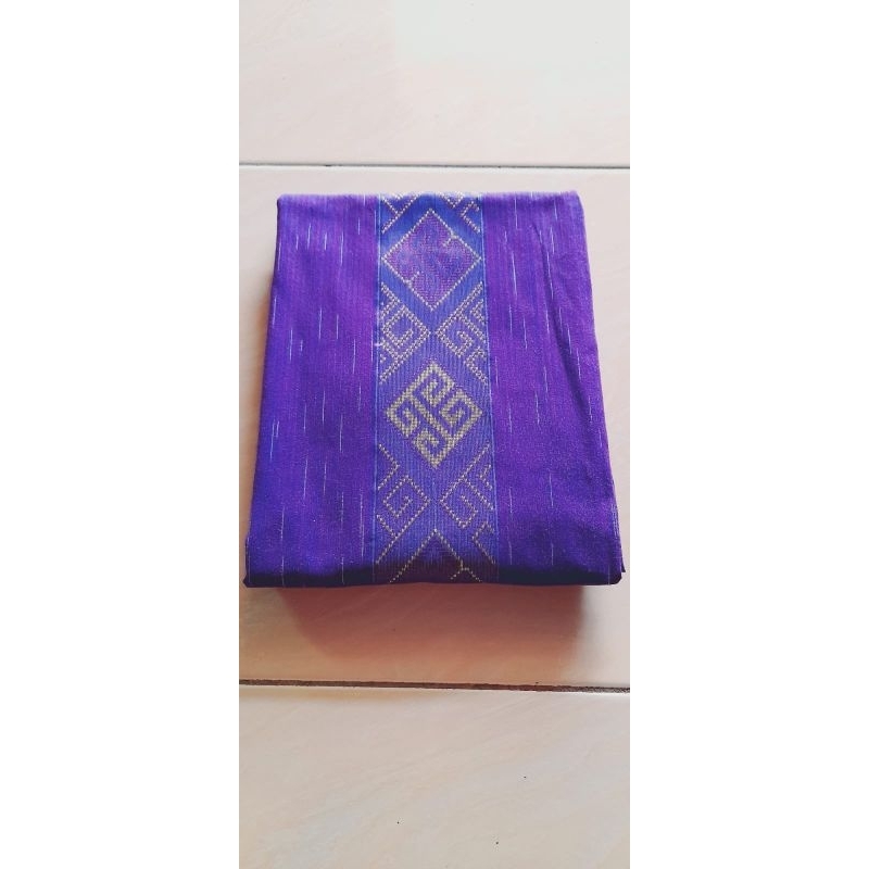 Premium Kain Tenun Troso Hujan Gerimis