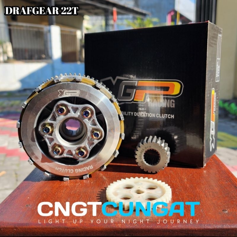 Drafgear Draf Gear Primer Sekunder Ronsel Megapro Tiger Mata 21/70 22/68 Set Kampas Kopling Pir 6 XG