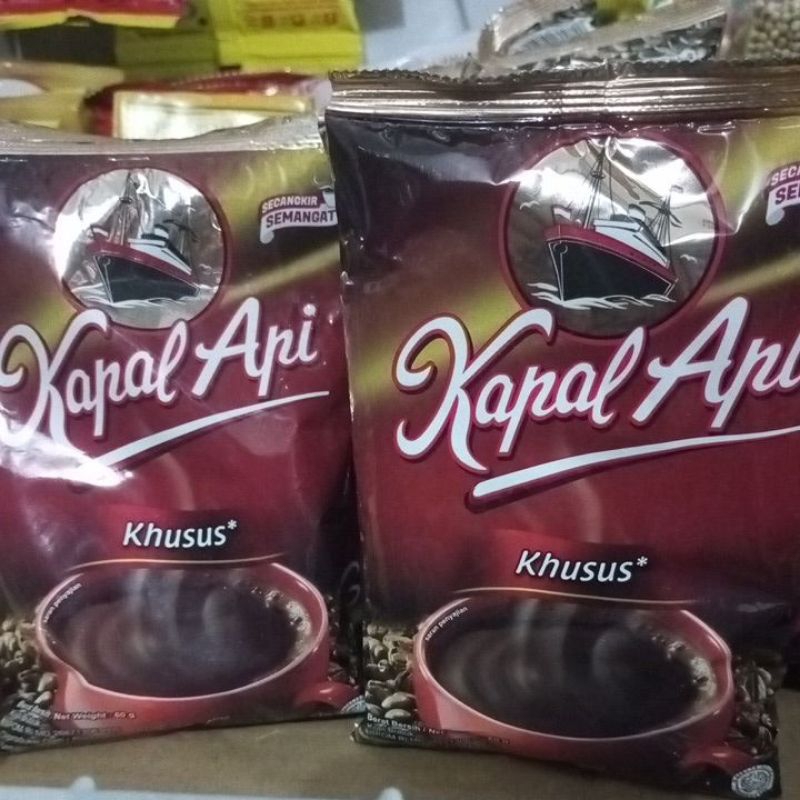 

kopi kapal api khusus 60 gram