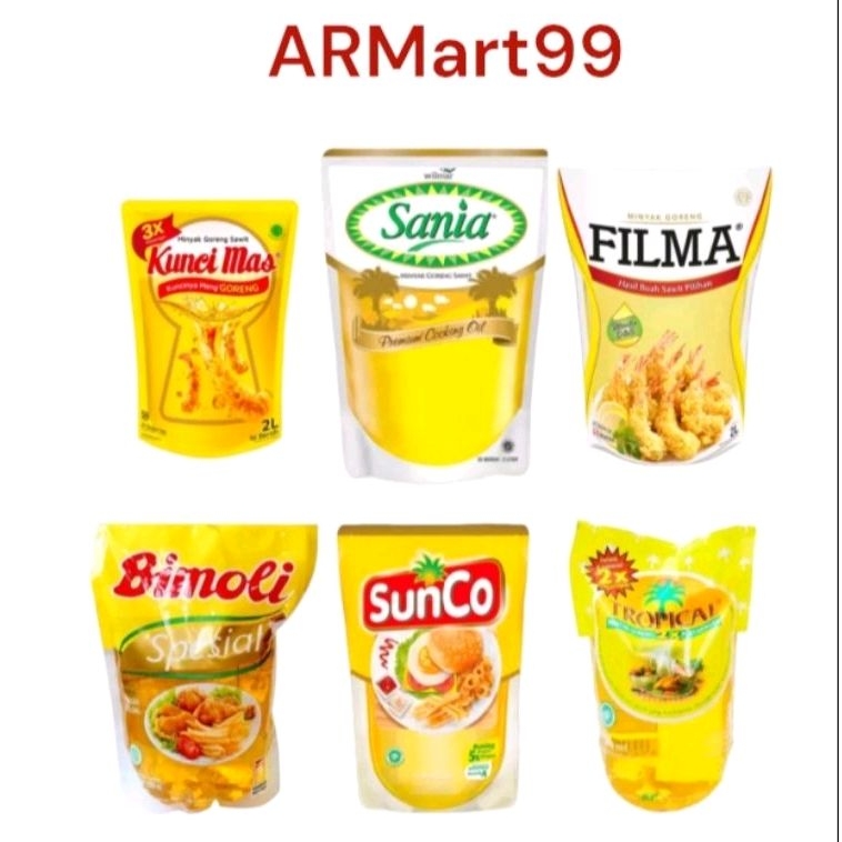 

MINYAK GORENG SUN CO, AMAGO, FORTUNE 2 LITER