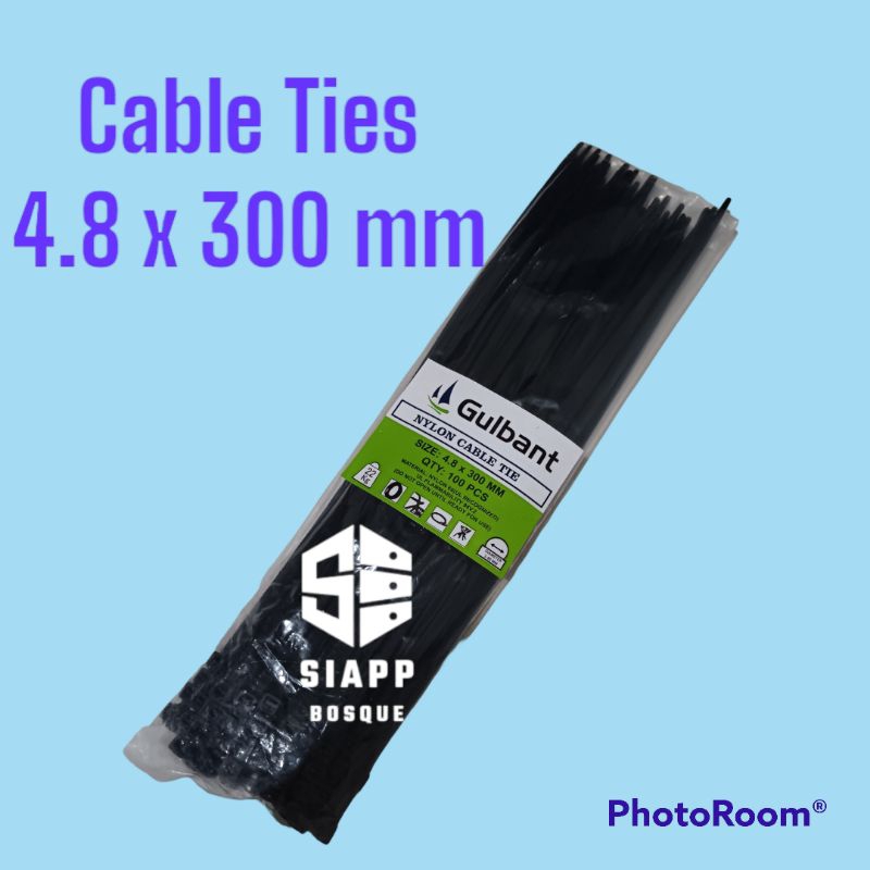 Kabel Ties 4,8×300 / Cable Ties 4.8x300 / Pengikat Kabel