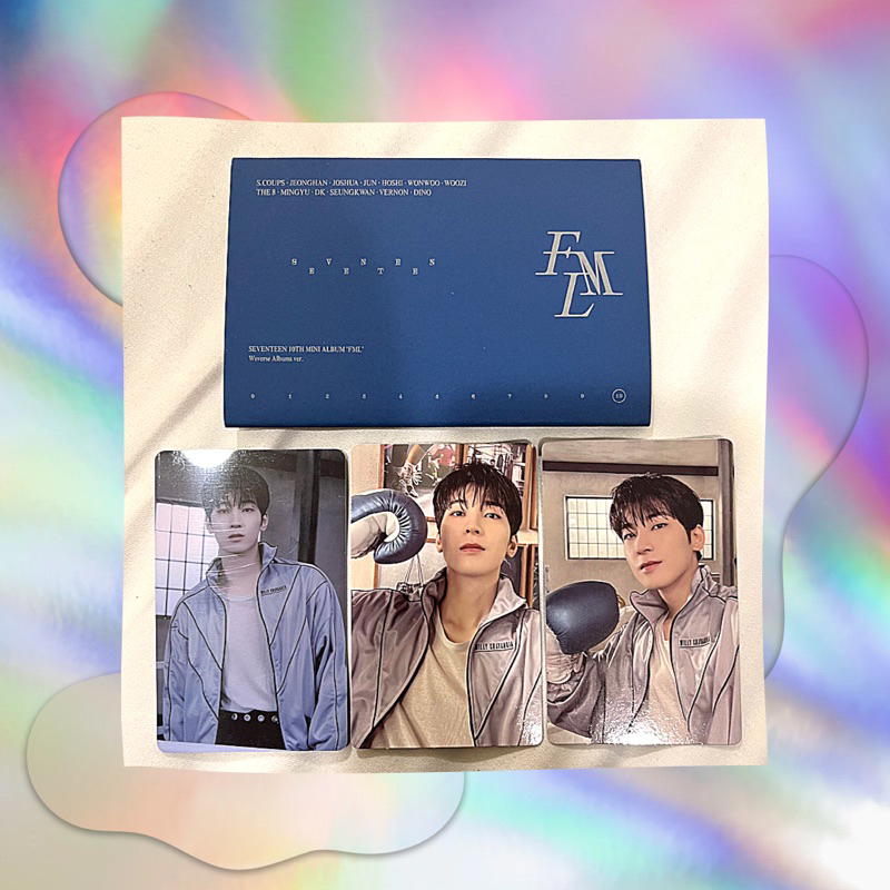 [READY STOCK] FULLSET FML Weverse Version WONWOO “Boxing” PC/Photocard + ALL INCLUSION