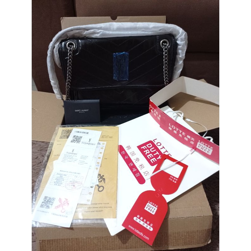 Tas Wanita Shoulder/Sling Yeslong Niki Mirror Grade Ori Double Box Duty Free (Kulas)