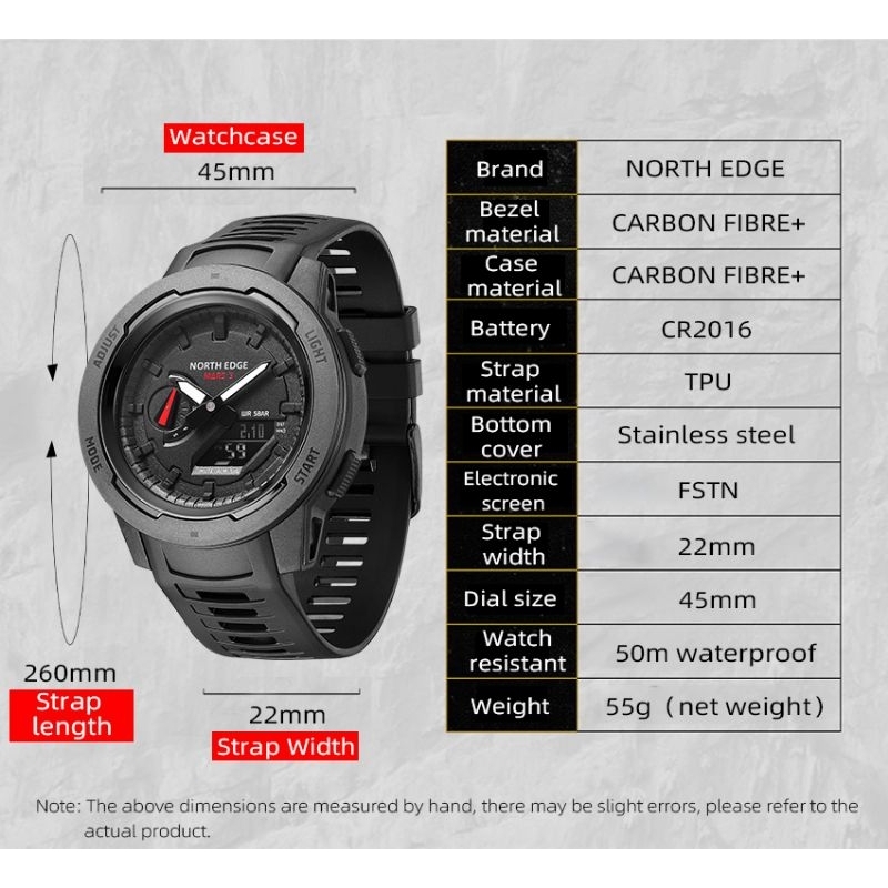 NORTH EDGE MARS 3 SMARTWATCH ORIGINAL