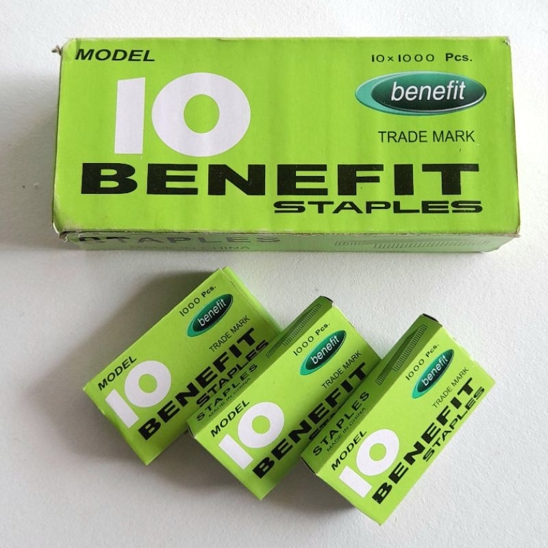 

(Isi 10) Isi Staples/Stapler Kecil Benefit 10×1000 pcs