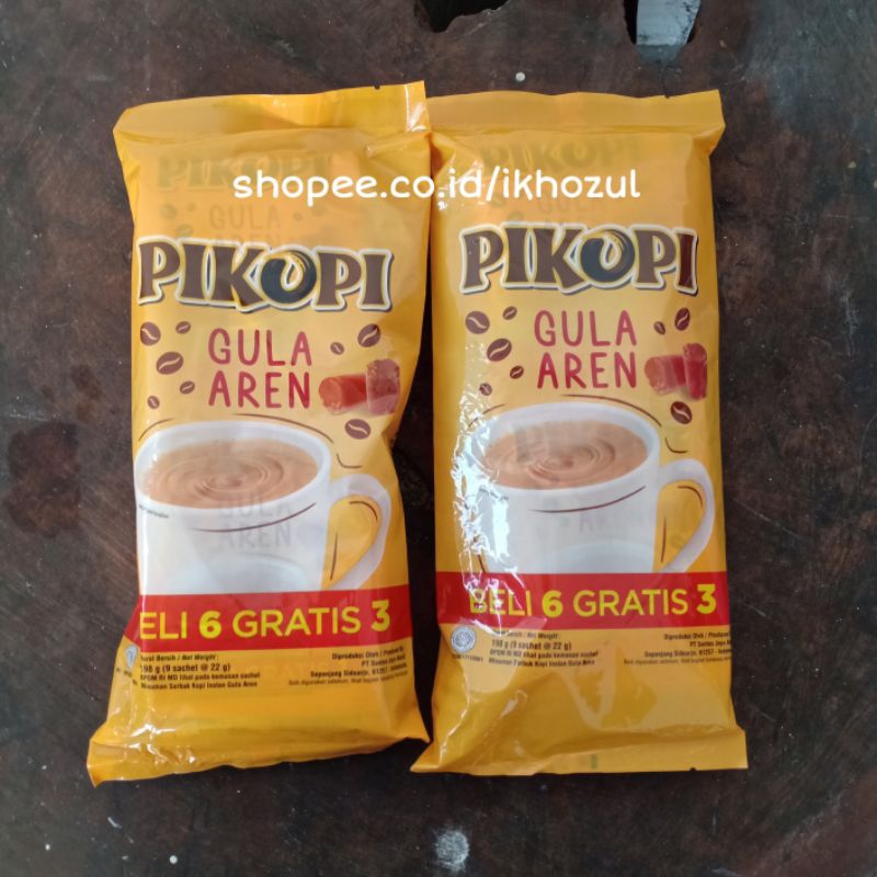 

Kopi Pikopi Gula Aren 9 Isi Sachet @22 Gram