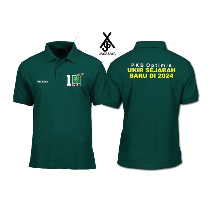 BAJU PARTAI PKB-BAJU PARTAI MODEL POLO