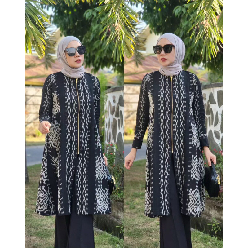 TENUN_GAYA Tunik tenun wanita baju tenun jepara atasan wanita fashion wanita tunik murah ethnik