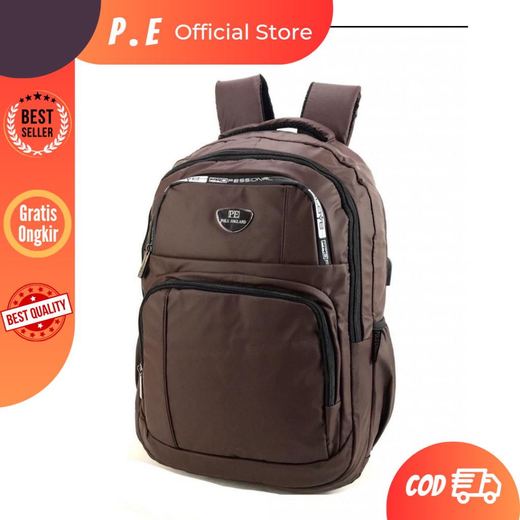 (reject)Polo England Tas Ransel Original - Backpack-Ransel Multi Fungsi - Polo England parasut