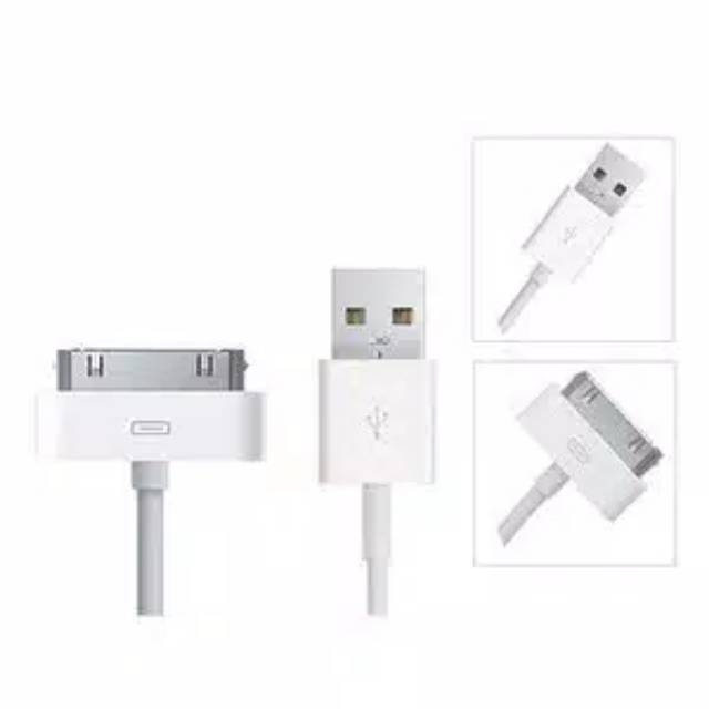 Kabel Data 30 pin iPhone 4/4G/4S Ipod 2/3/4 Ipod OC USB