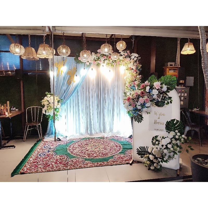 dekorasi lamaran, khitanan, tasyakuran simple 2 meter