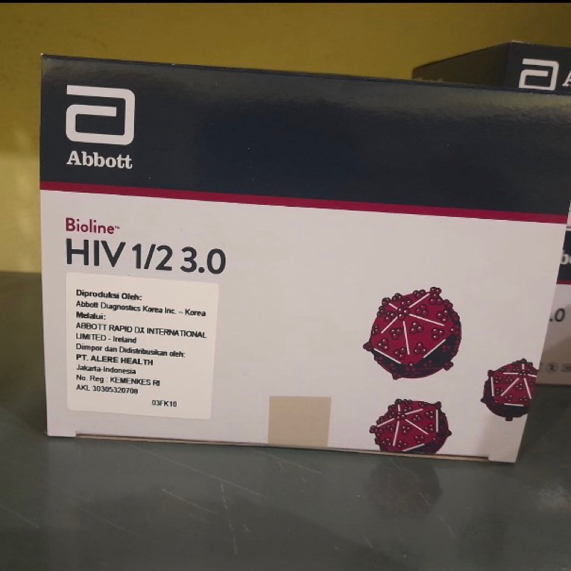 Test HIV 1/2 Abbott Bioline Alat Tes Isi 30