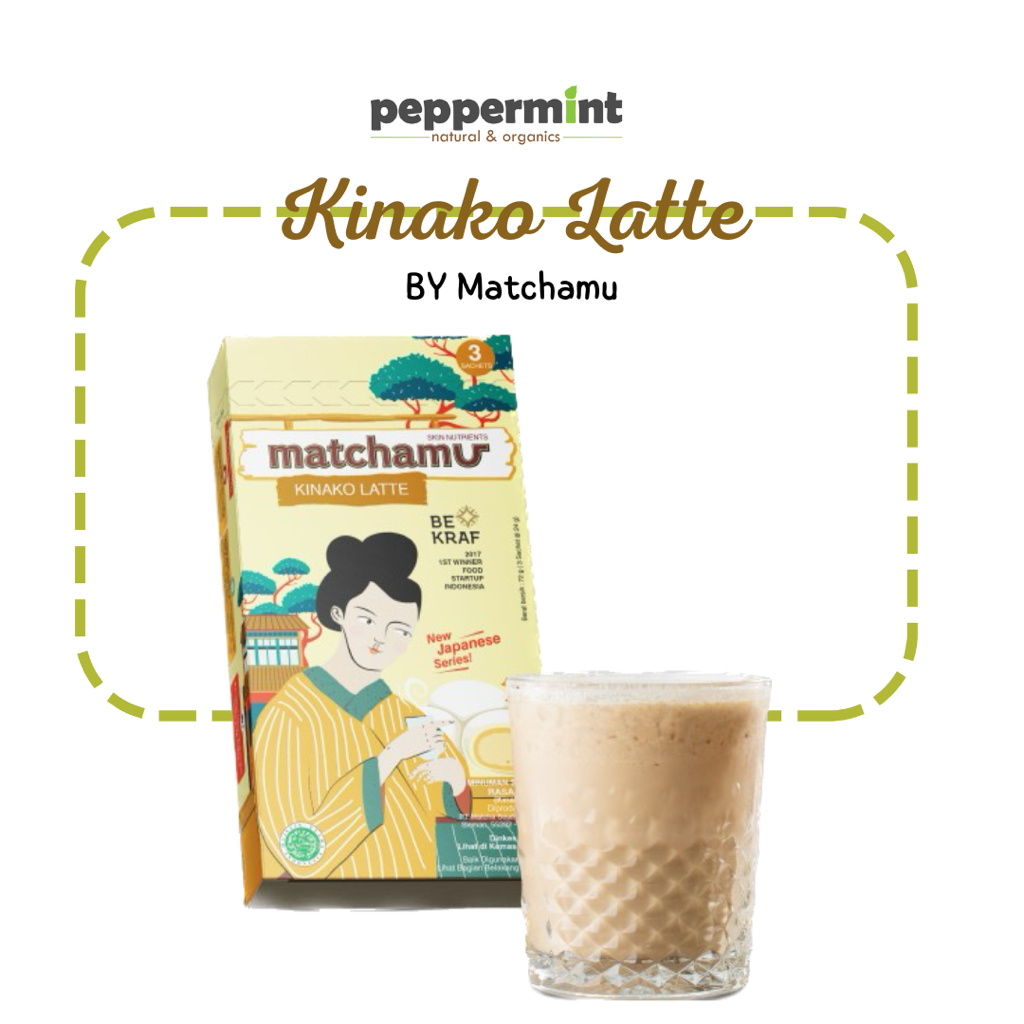 

Matchamu Kinako Latte Box Sachet isi 3 / Minuman Bubuk