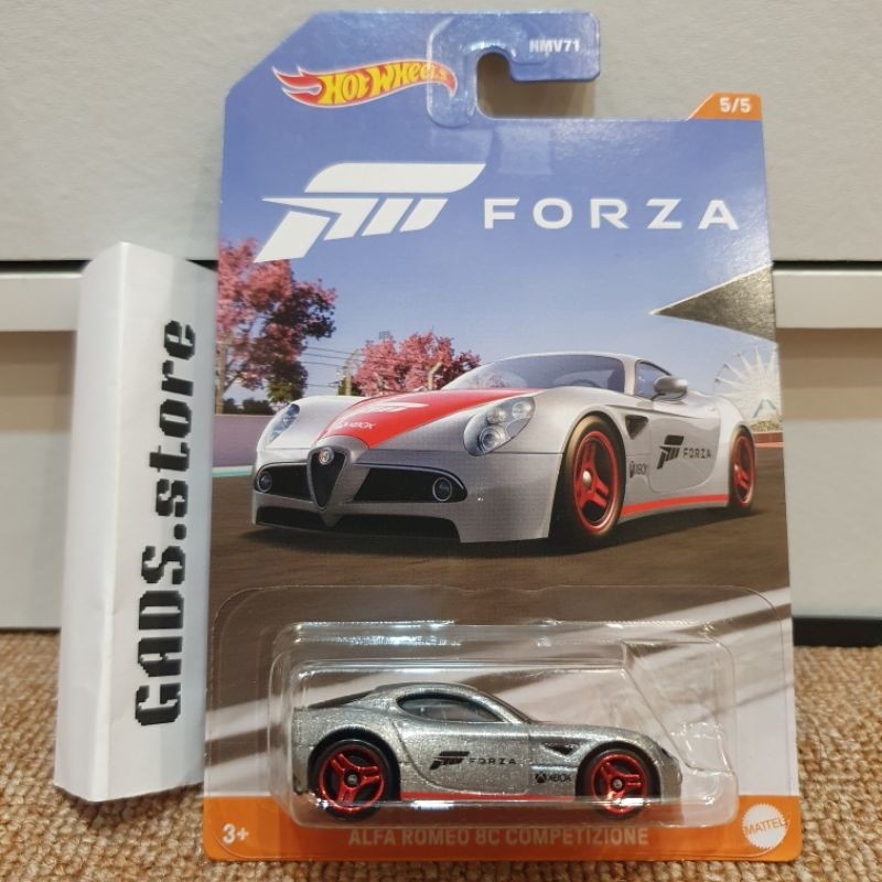 HW Alfa Romeo 8C Competizione Silver Forza Blister Edition