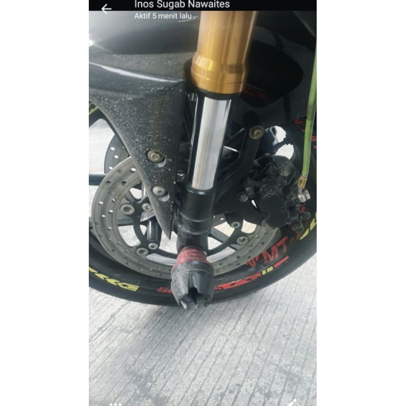 Breket Bracket Dudukan Kiri Double Disc Support USD NEW Yamaha R25 MT2555