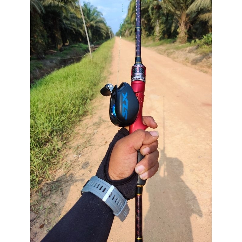 Rell BC 1 set Shimano Slx 151 HG & Rod Daido Athena Gen 3 & Umpan & Tali PE