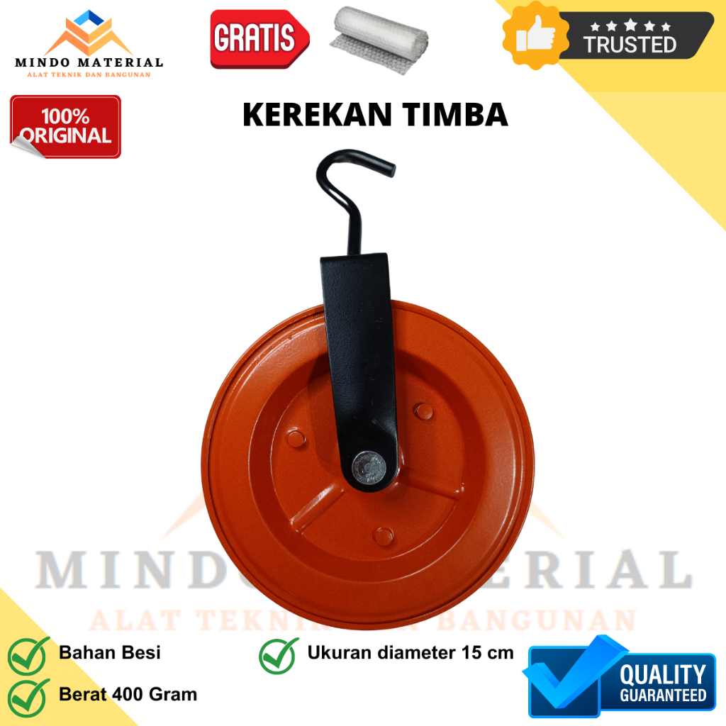 Katrol Roda Kerekan Sumur Timba Air Bahan Besi