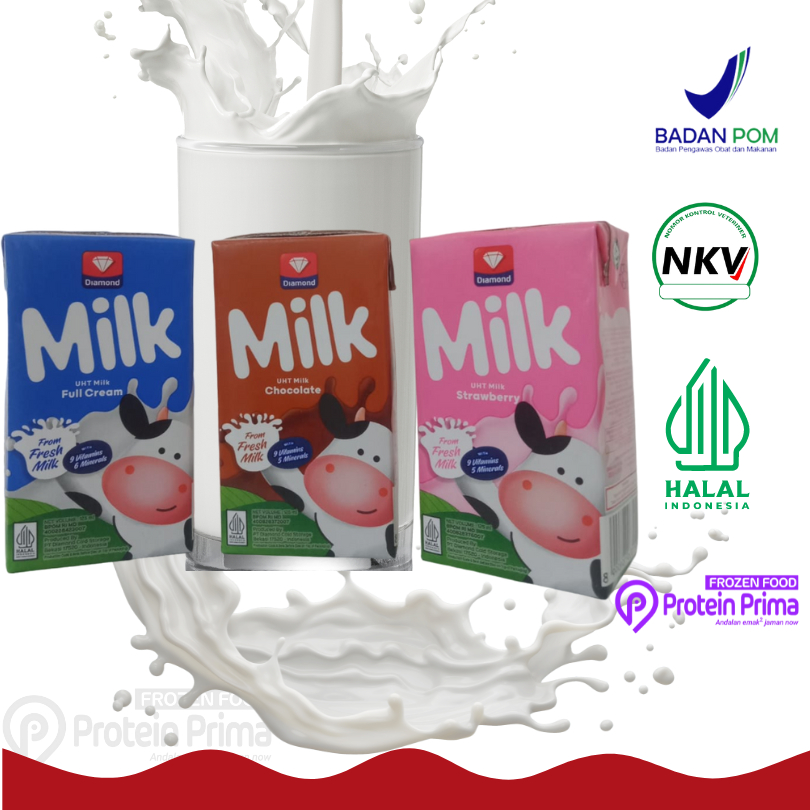 

Susu UHT Diamond 200 ml Susu UHT Diamond 125 ml