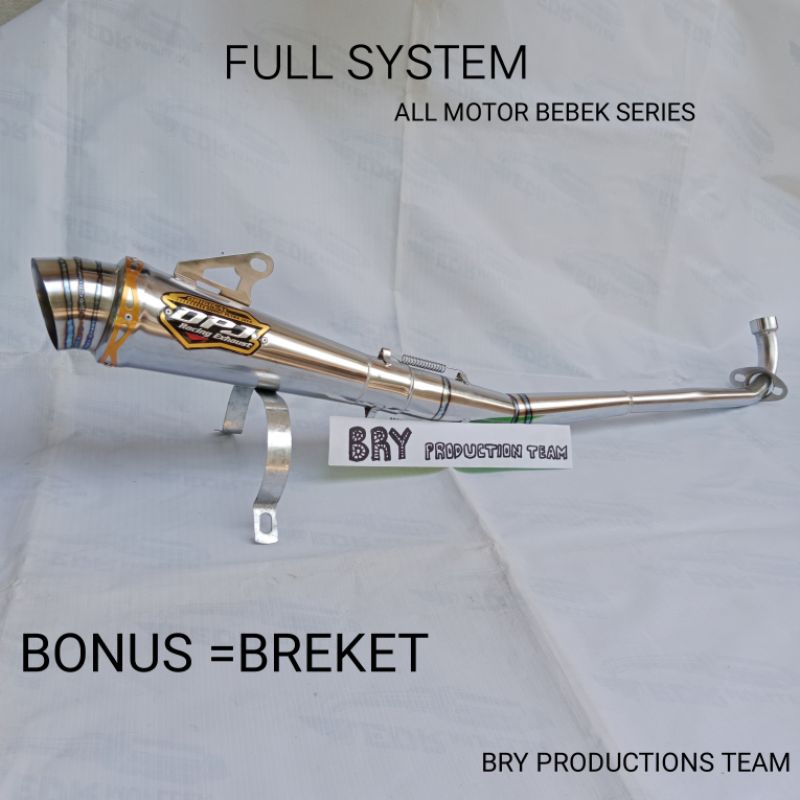 knalpot racing dpj supra karisma revo smas supra x125