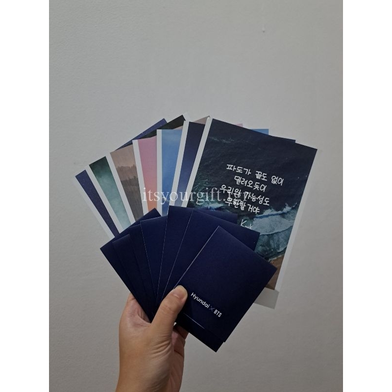 Hyundai x BTS Official Photocard / Postcard [Jin]