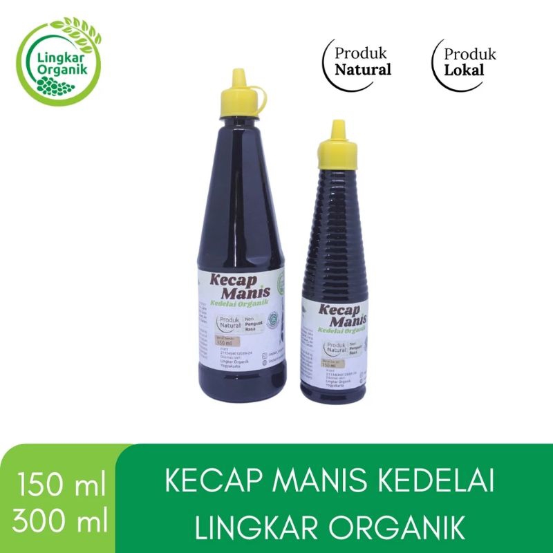 

Lingkar Organik - Kecap Kedelai Manis 150ml