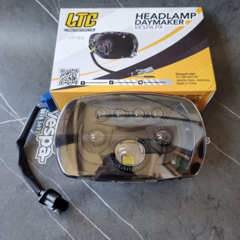 DAYMAKER HEADLAMP VESPA PX LTC SCARLET IMPORT