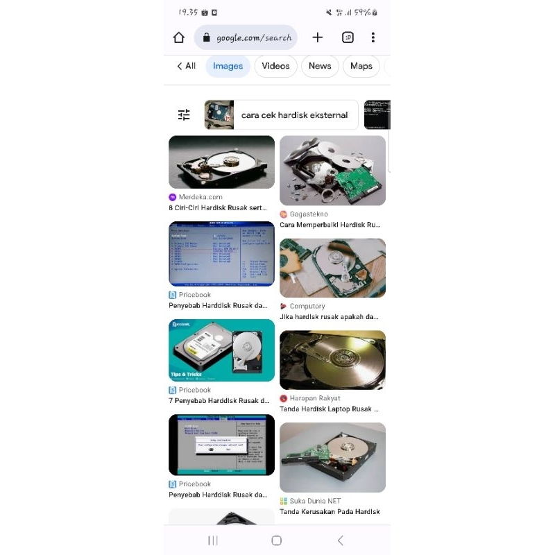 Hdd rusak 3.5 " tidak garansi