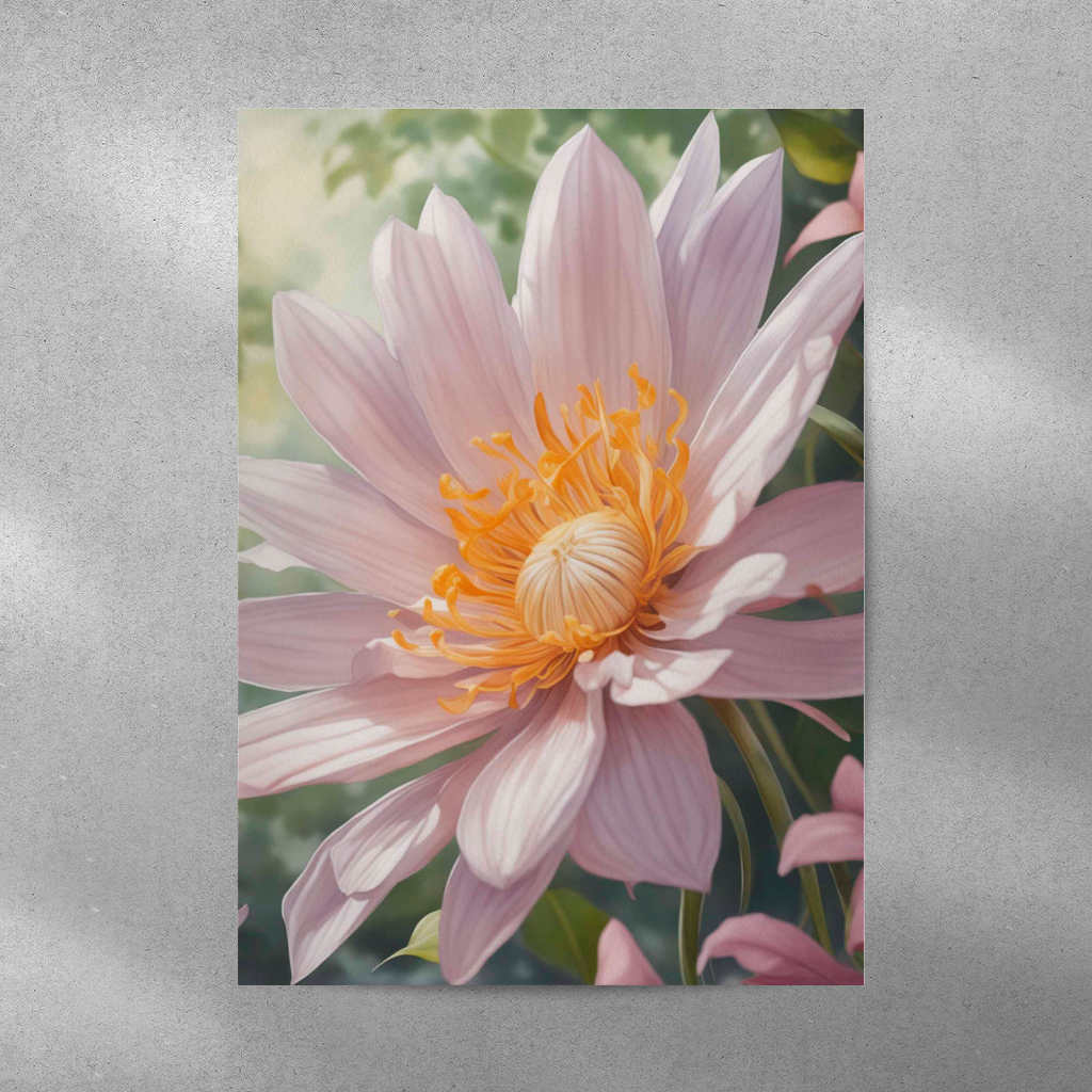 Poster Estetik Gambar Bunga Teratai Cantik A3+ A4 A5 Pajangan Kamar Dinding Wall Decor Dekorasi Kama