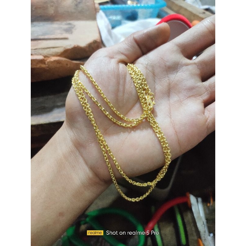 Kalung koin91 model rantai medan