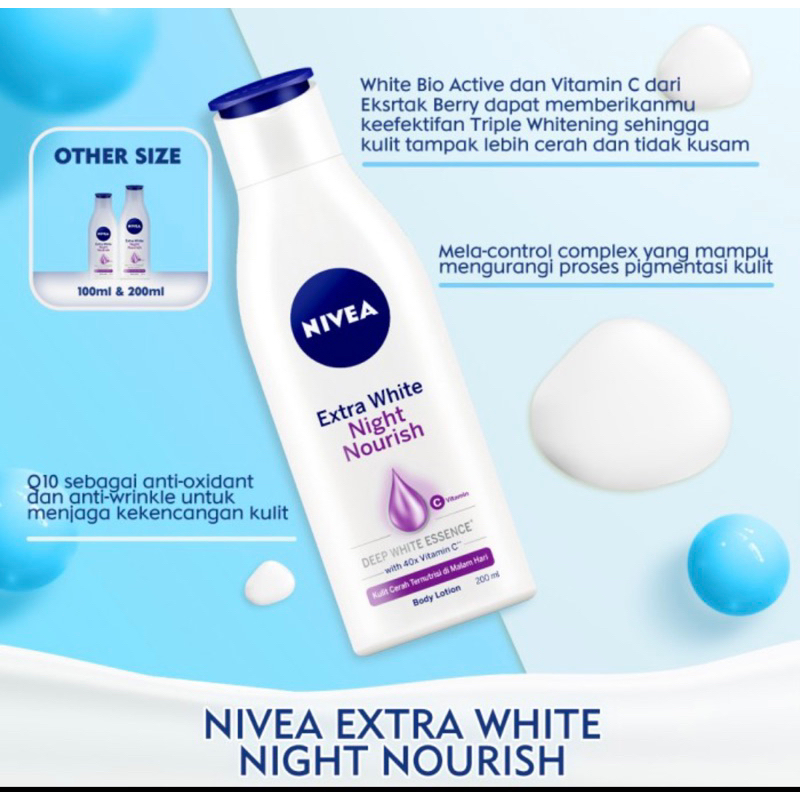 Nivea Extra Night Nourish Serum 200ml