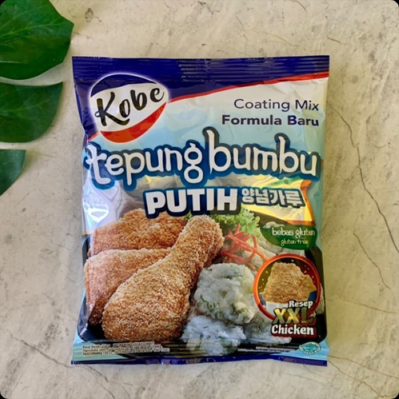 

Kobe Tepung Bumbu Putih 210gr Resep XXL Chicken