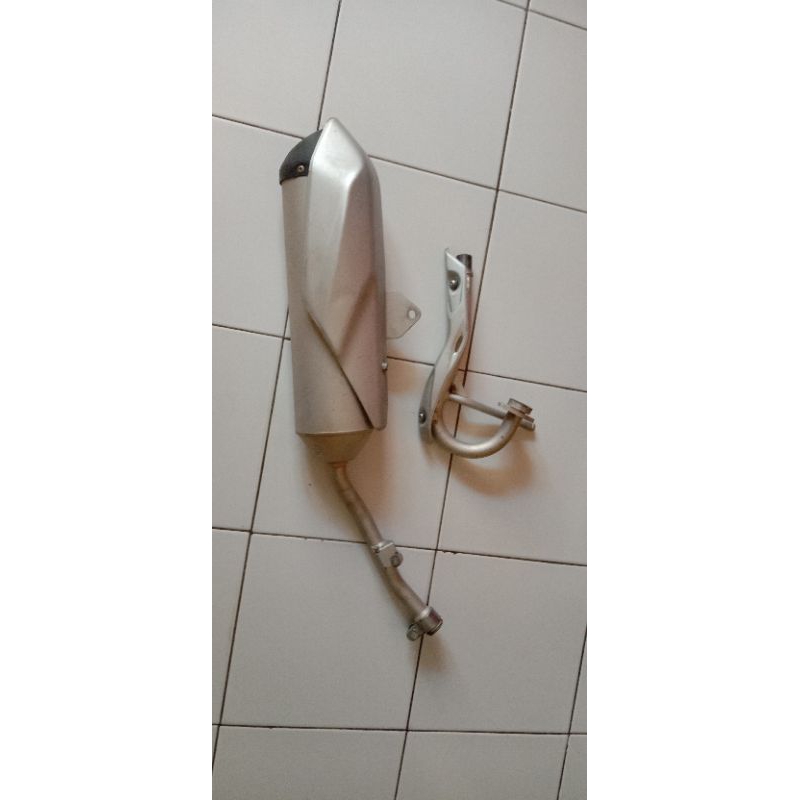 Knalpot kenalpot Exhaust  selincer silincer slincer Selencer original copotan standar bawaan ori mot