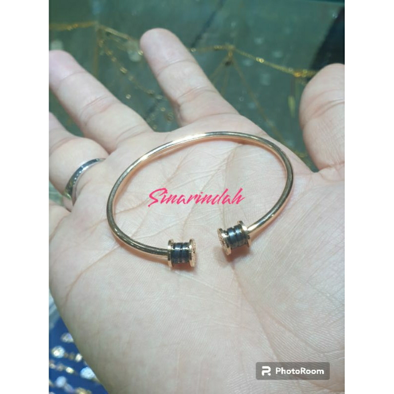 gelang bangle bukaan emas 750 fashion