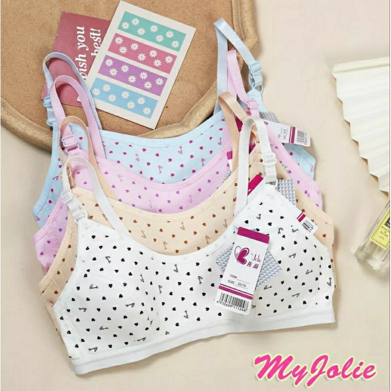 Bra  Remaja Pelajar Sekolah Jolie / BH Remaja Tanpa Busa