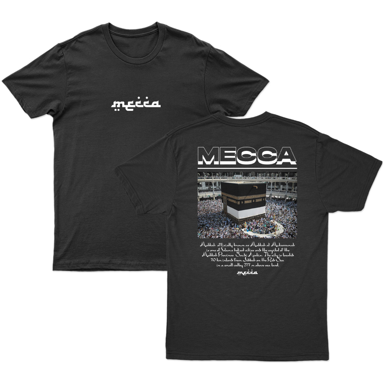Kaos Dakwah Islami Streetwear Murah mecca