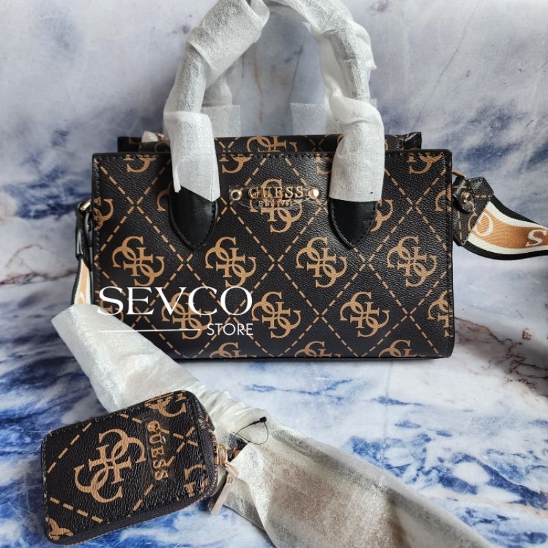 Tas GUESS AUTHENTIC Rea Sml High Society Satchel