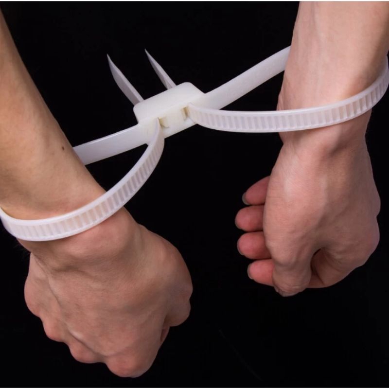Borgol Tangan Plastik Tali Ties / Borgol Polisi
