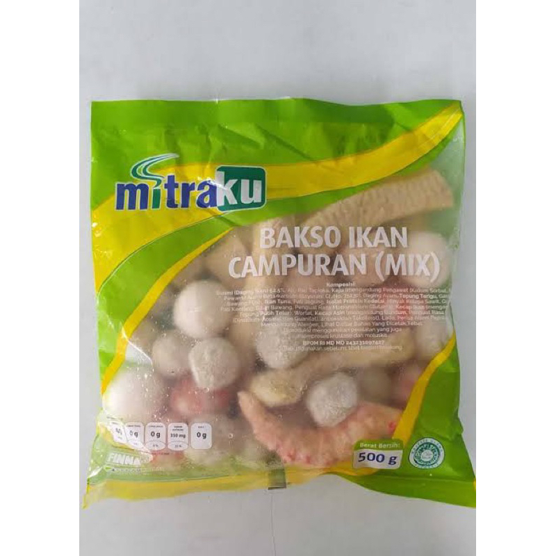 

MITRAKU BAKSO IKAN MIX 500 GRAM